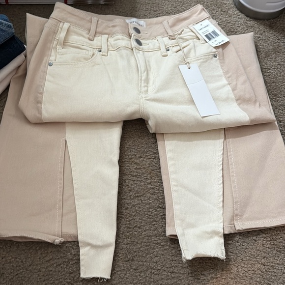 Driftwood Cece Two Tone Cream/Tan Jeans - Picture 7 of 7